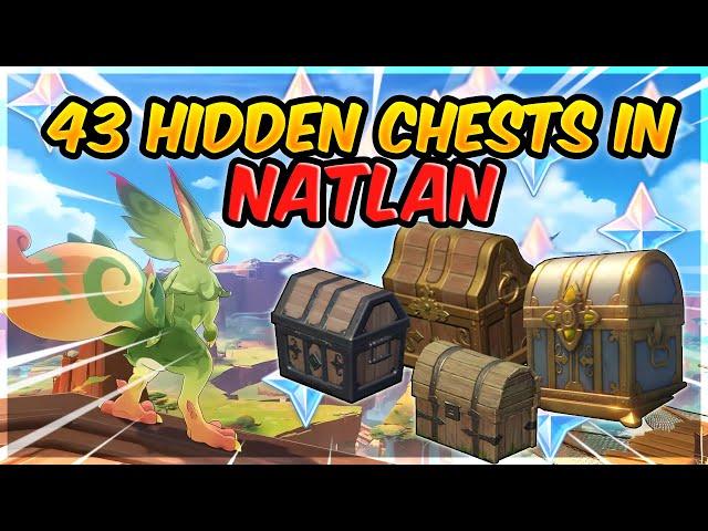 43 Easy To Miss Hidden Chests In Natlan | Genshin impact 5.0