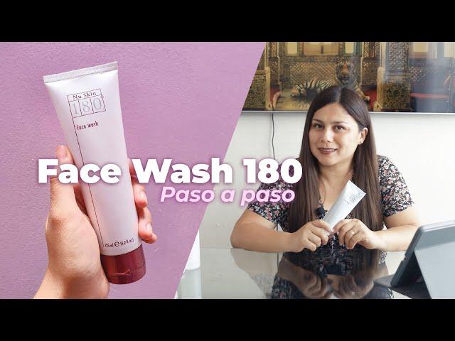 Paso a Paso de como utilizar Face Wash 180 de Nuskin