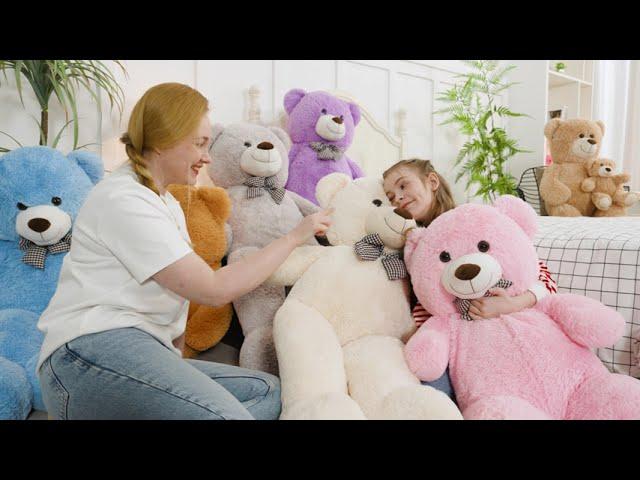 Giant Teddy Bears Plush Toys | MorisMos Stuffed Animals #plushtoys #stuffedanimals #plush #cute