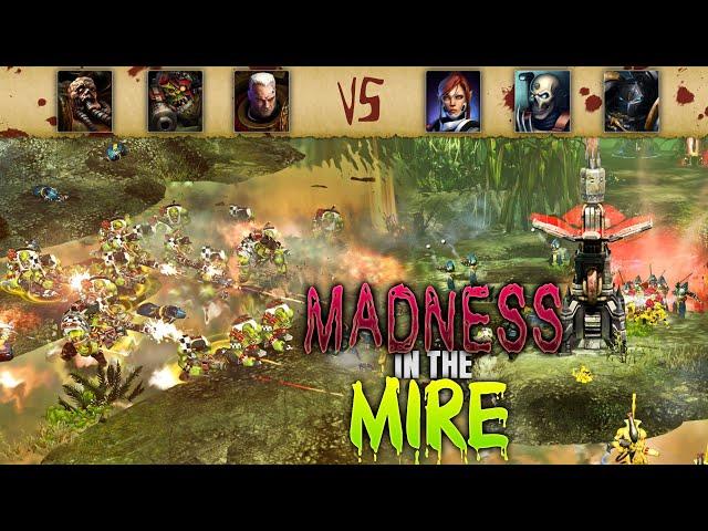 Warhammer 40,000: Dawn of War 2 - 3v3 | Ligt + Mowgli + Fov [vs] Hogs + Red_crown + xxfog