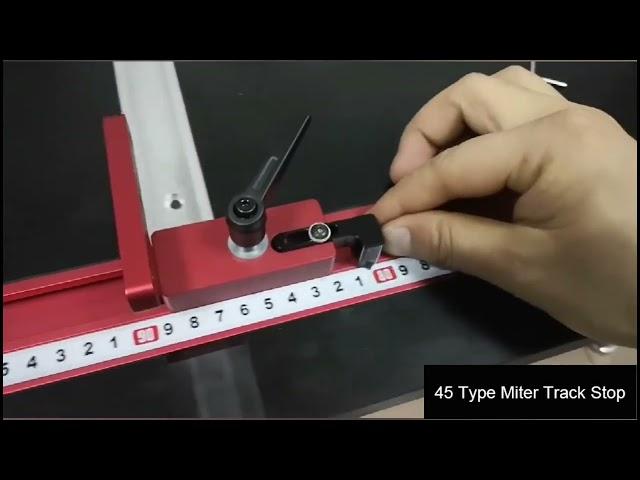 Levoite™ 45 Type Miter Track Stop For 45mm T-track