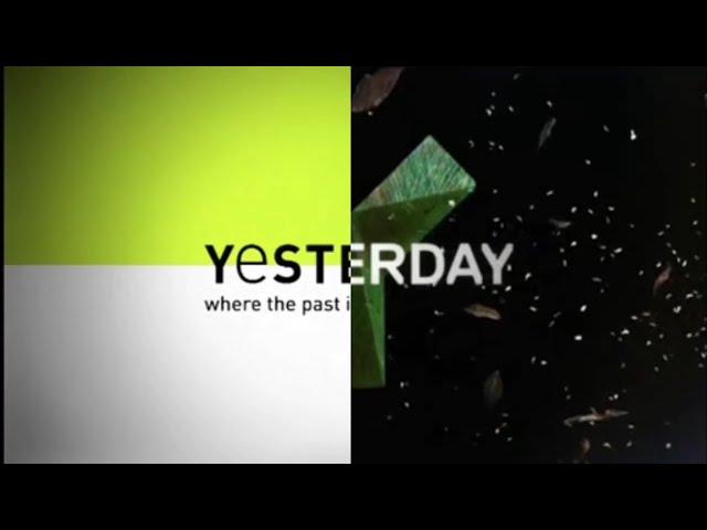 Yesterday (UKTV) startup and closedown continuity links from 2 different rebrands (2012/2013)