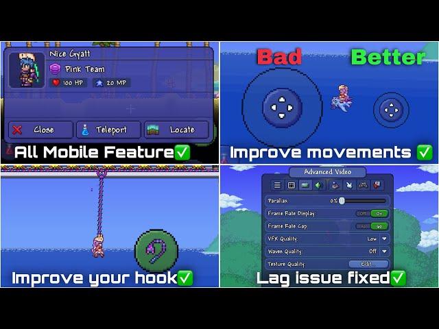 Everything you should know about Terraria Mobile useful Settings - Tips and Guides