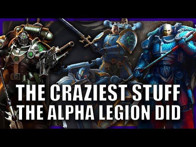 The Alpha Legion's 5 Most INSANE Missions | Warhammer 40k Lore