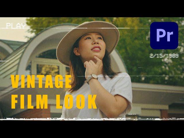 How to Create 80's VINTAGE FILM LOOK in Premiere Pro