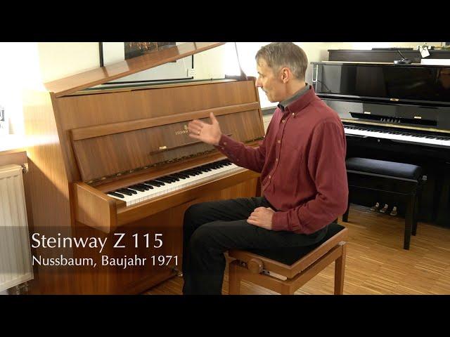 Was unterscheidet ein Steinway von anderen Klavieren? vs Steinway Z