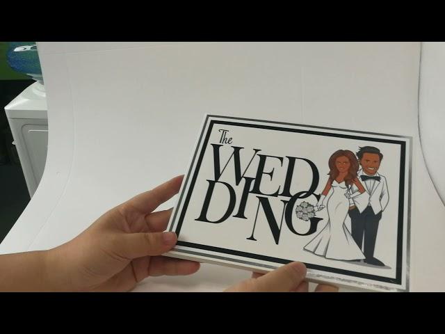 Multimedia Effect Electronic Lcd Video Invitation Card For Weddings Opening Veremonies