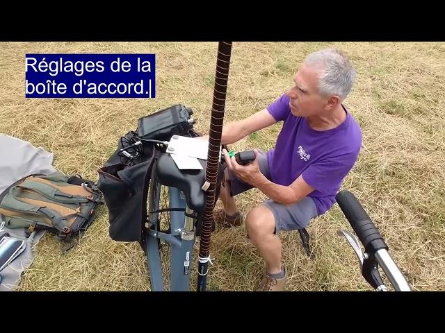 F5MOX à l'arboretum de la ville de Paris, liaisons radio avec F5MNC et avec CU2BN (îles des Açores).