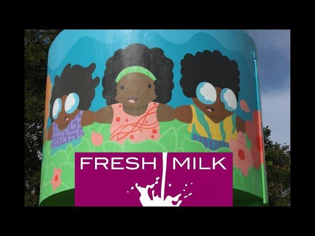 Fresh Milk Mural Project at St. George Primary School by Evan Avery