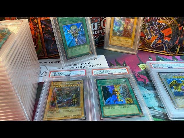 MASSIVE Yugioh Wavy LOB & MRD PSA Return: HUGE 10 Hitters!! Faded Goodies & Super Nostaligic!!