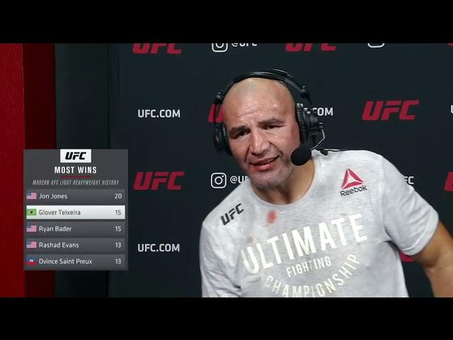 UFC Вегас 13: Гловер Тейшейра - Слова после боя