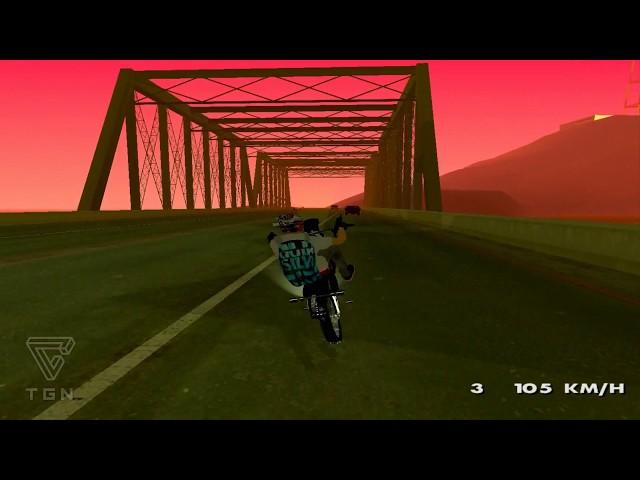 STUNT EN YAMAHA DT 125 | GTA SA | CJVA