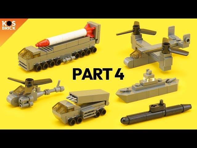 Lego Military Mini Vehicles - Part 4 (Tutorial)