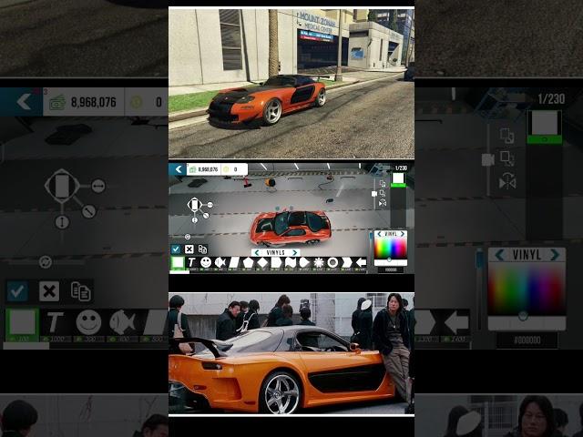 Making Hans Mazda rx7 in car Parking multiplayer  #carart #shorts