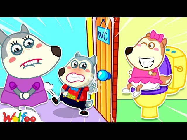 No No, Lucy! Don't Be Mean When Going Potty - Wolfoo Need to Go Potty | Wolfoo Family