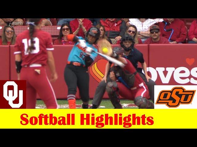 #4 Oklahoma State vs #2 Oklahoma Softball Game 2 Highlights, May 4 2024