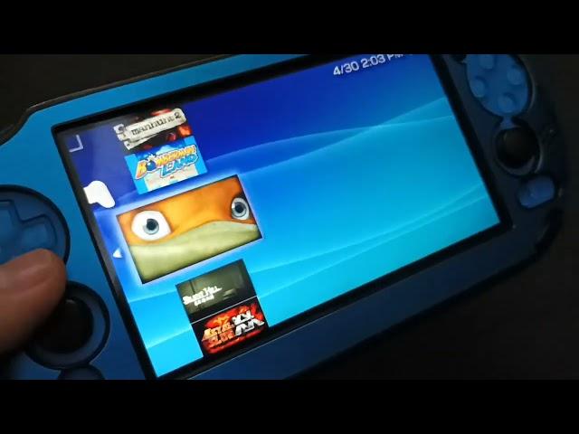 PS VITA Aqua Blue 64GB tested