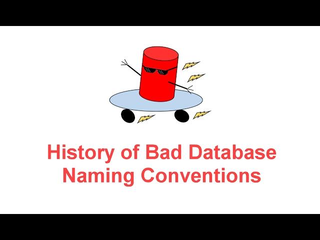 Historical Reasons for Bad Naming Conventions -- SQL Server BOSS