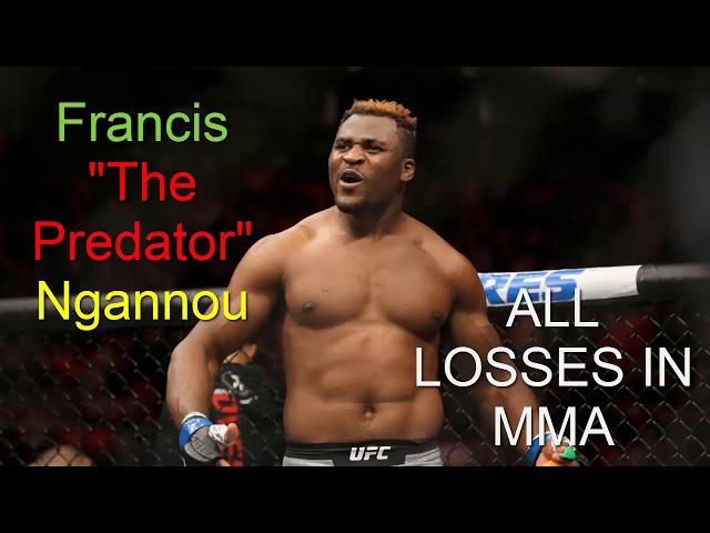 Francis "The Predator" Ngannou ~ ALL LOSSES IN MMA 2020 ~ NGANNOU  FIGHTS HIGHLIGHTS