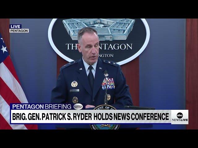 LIVE: Pentagon officials hold news conference