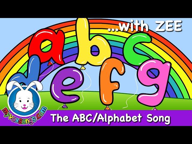 The Alphabet Song with lyrics | Nursery Rhymes