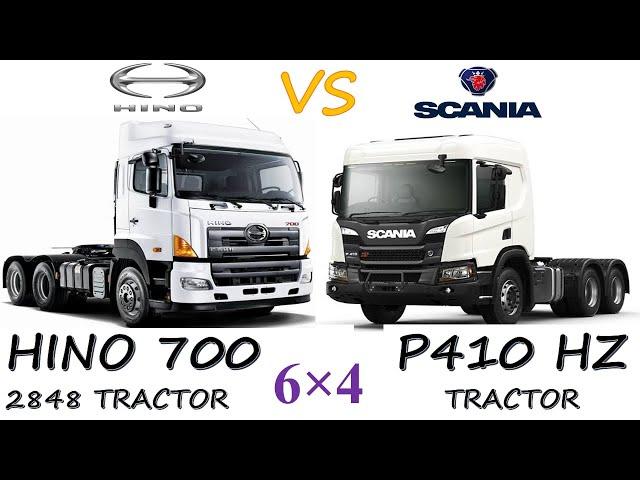 HINO 700 2848(Prime Mover) Vs Scania P410HZ(Prime Mover) | Which one is better?