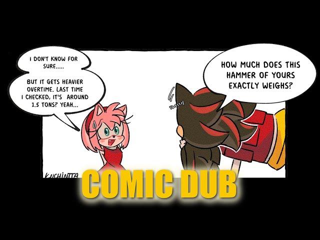 Shadow Tries To Carry Amy's Hammer! - COMIC DUB