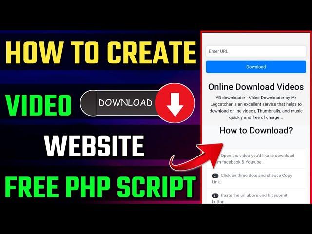  100% Google AdSense Approval PHP Script | How To Make Video Downloader Website 2024