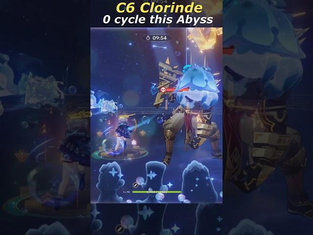 C6 Clorinde 0 cycle #원신 #genshinimpact