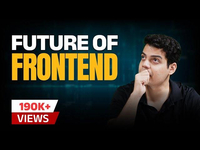 Expert Roadmap for Front-end developers | Tanay Pratap Hindi