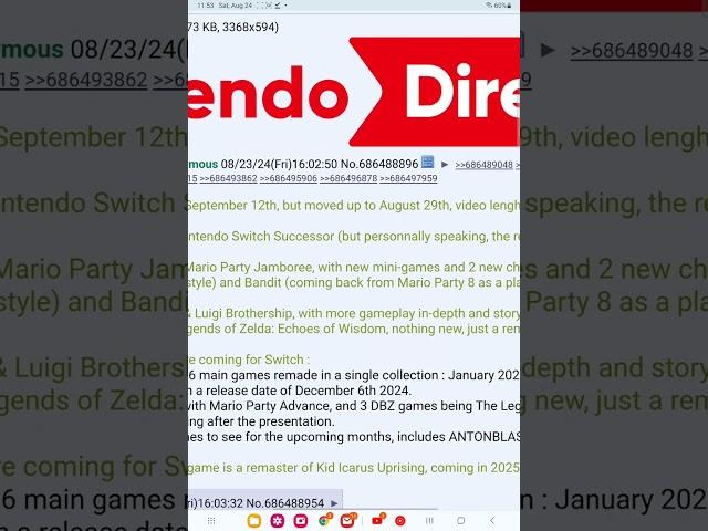 nintendo direct leak August 29th