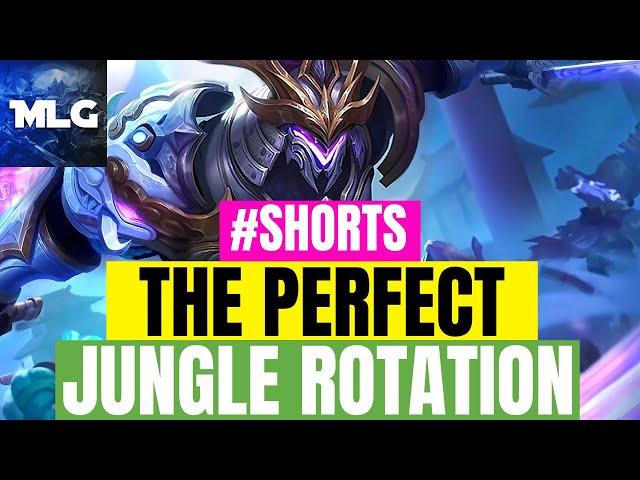 The PERFECT Jungle Rotation in the Early Game | Mobile Legends #shorts