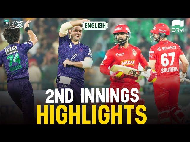 2nd Innings Highlights | Quetta Gladiators vs Islamabad United | Match 31 | HBL PSL X | M3O1K