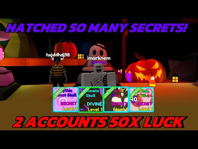 Using 2 Accounts To Hatch The Costume Egg In Bubble Gum Simulator Reborn