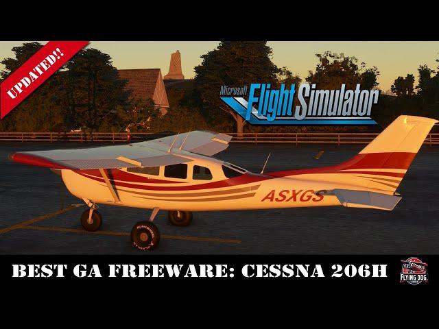 New Update!! Fly the awesome  Cessna 206H in  MSFS 2020!