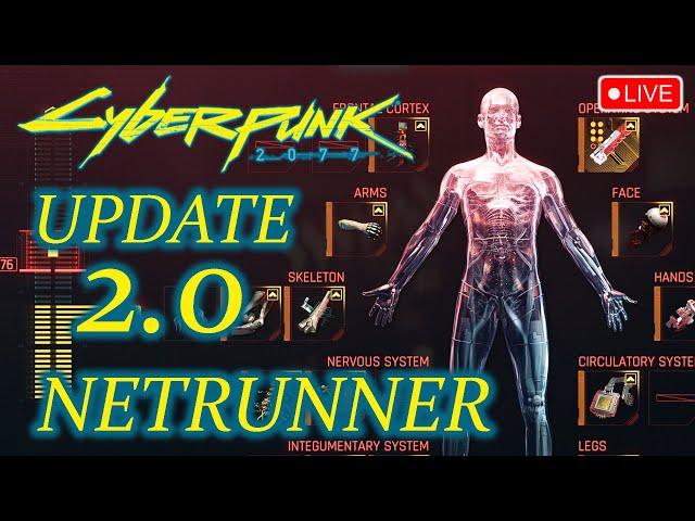 UPDATE 2.0 / Preparing My NETRUNNER to PHANTOM LIBERTY DLC on Stream – CYBERPUNK 2077 Gameplay Live