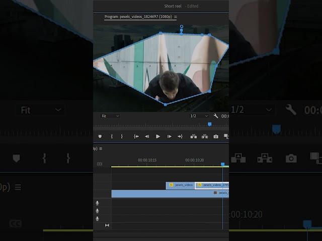 How to Create Cut Out Mask Transition Effect in Adobe Videotrix #premierepro #tutorial