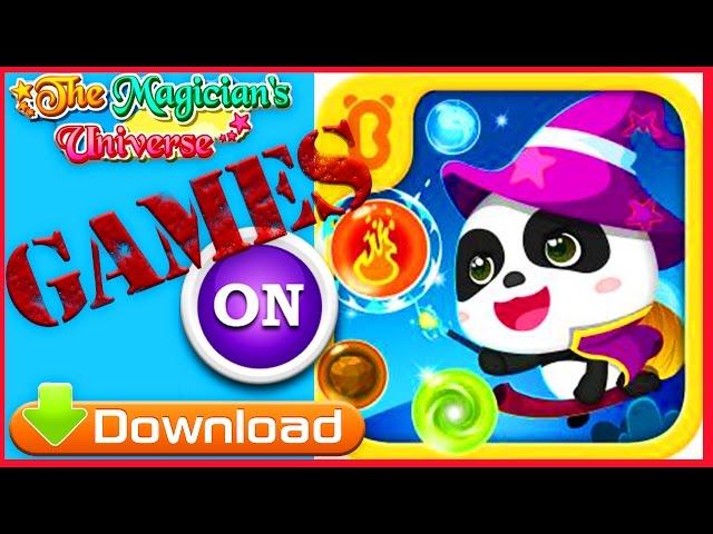 The Magician's Universe and little wizard Panda Kiki learn magic Babybus Review 2016 Video Game kids