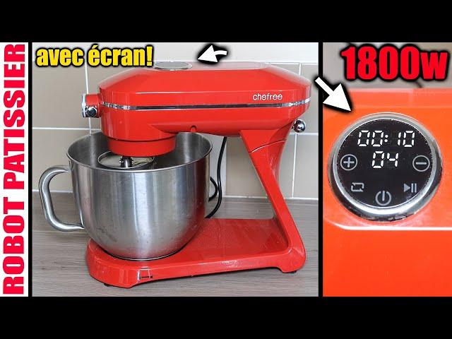 CHEFREE Robot Pâtissier Multifonction 1800W M500 avec écran tactile !