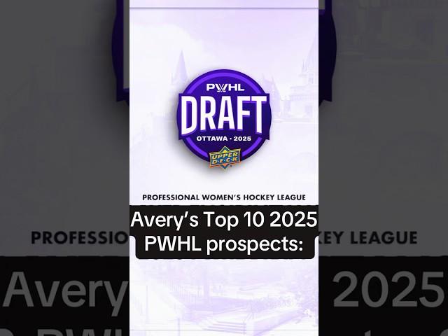 Who’s on your #PWHL prospect list for 2025? #PWHLDraft #WomensHockey