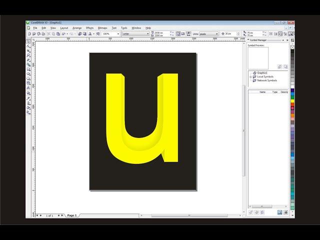 How to Design 3D text in CorelDraw for beginners