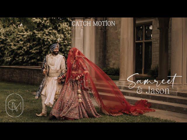 New York Indian Punjabi Sikh Wedding Highlight Film I Samreet and Jason by Catch Motion Studio