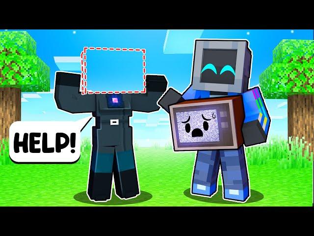 Stealing TV WOMAN Body Parts to Upgrade in Minecraft!