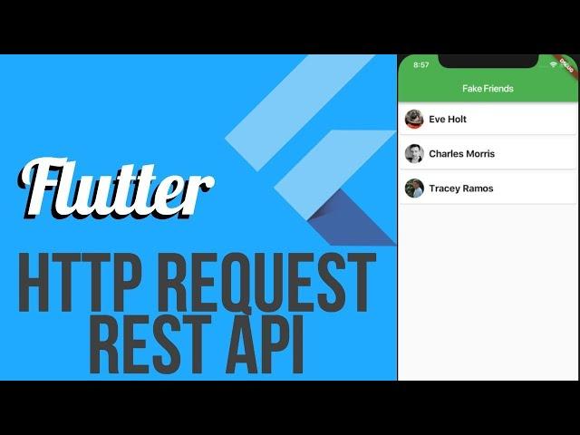 Flutter Full Tutorial For Beginner | HTTP Request with Flutter API Get Data from Web | Lecture 8.8