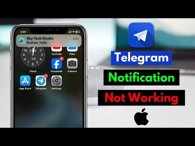 How To Fix Telegram Notification not Working/Showing on iPhone | Telegram notification Problem iOS