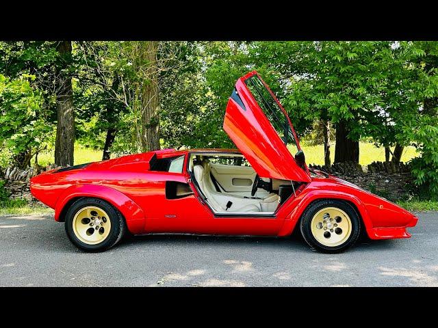 First drive in my Lamborghini Countach QV after 15 month restoration