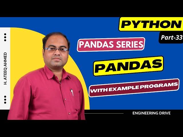 Pandas Series in Python with Example Programs