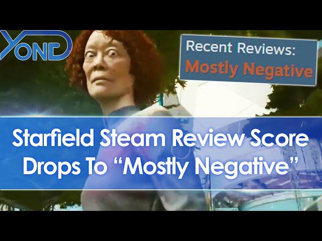 Starfield Steam Review Score Drops To Mostly Negative