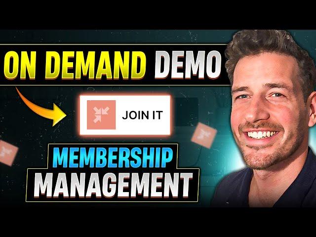 Join It - Membership Management - On-demand Demo