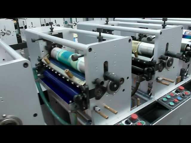 Flexographic label printing machine macchine flessografica da stampa epr etichette adesive